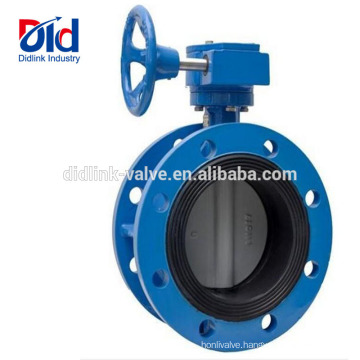 Gasket Vulcanized Viton Seat Stainless Steel Tomoe Lug Type Double Flanged Butterfly Valve 4 Inch